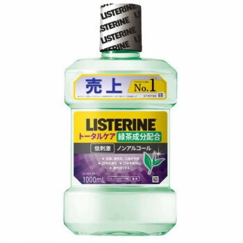 【暮らしラクラク応援セール】薬用リステリン トータルケアグリーンティー 1L×2本セット 829203【取り寄せ・返品不可商品】
