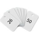【暮らしラクラク応援セール】オープン工業 スチロール番号札 26〜50 白 BF-55-WH【取り寄せ・返品不可商品】