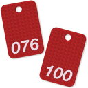 【暮らしラクラク応援セール】オープン工業 スチロール番号札 76〜100 赤 BF-83-RD【取り寄せ・返品不可商品】