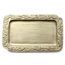 【暮らしラクラク応援セール】アルミボタニカル レリーフトレイ ゴールド KI052090【取り寄せ・返品不可商品】