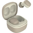 【暮らしラクラク応援セール】完全ワイヤレス ステレオイヤホン AAC ミニ BEIGE BL-123【取り寄せ・返品不可商品】