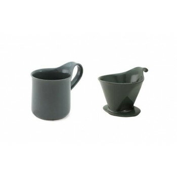 【暮らしラクラク応援セール】ZEROJAPAN(ゼロジャパン) ドリッパー＆カフェマグセット SGY/SGY DMZ-15【取り寄せ・返品不可商品】