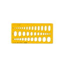 【暮らしラクラク応援セール】テンプレート No.212M 楕円定規 012-0011【取り寄せ・返品不可商品】