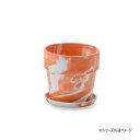 【暮らしラクラク応援セール】アーバンプランツポット キャロット/ミルク 81133【取り寄せ・返品不可商品】