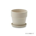【暮らしラクラク応援セール】アーバンプランツポット クリーム 81137【取り寄せ・返品不可商品】