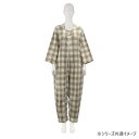 【暮らしラクラク応援セール】フドーねまきB 厚手 チェックベージュ M 106893【取り寄せ・返品不可商品】