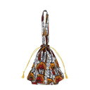 【暮らしラクラク応援セール】バッグ フリルトート アフリカンプリント カーネーション 11725795123【取り寄せ・返品不可商品】