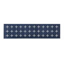 【暮らしラクラク応援セール】ナチュラル キッチンマット 45×180cm ネイビー【取り寄せ・返品不可商品】
