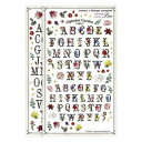 【暮らしラクラク応援セール】Sha-Nail Pro 写ネイル ネイルシール Alphabet Garden/アルファベットガーデン (Black) N-AG0...