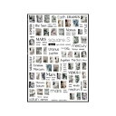 【暮らしラクラク応援セール】Sha-Nail Pro 写ネイル ネイルシール square.S -Black- AYAKO-012【取り寄せ・返品不可商品】