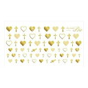 【暮らしラクラク応援セール】Sha-Nail Pro PLUS 写ネイル ネイルシール Twinkle Heart Gold/トゥインクルハート ゴールド TH...
