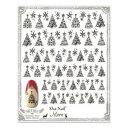 【暮らしラクラク応援セール】Sha-Nail More 写ネイル ネイルシール Christmas Trees (Dark Brown) MCT-001【取り寄...