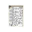 【暮らしラクラク応援セール】Sha-Nail Pro 写ネイル ネイルシール Paint Brush (Black) PB-002【取り寄せ・返品不可商品】