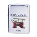 【暮らしラクラク応援セール】日産ZIPPO エンブレム BNR34 SV【取り寄せ・返品不可商品】