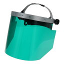 【暮らしラクラク応援セール】DTフェイスシールドかぶり型ワイド グリーン DT-KFS-GW 805418【取り寄せ・返品不可商品】