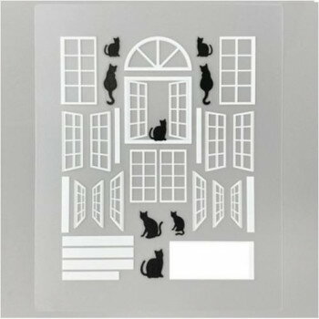 【暮らしラクラク応援セール】レジンクラブ レジンシール 窓フレーム ホワイト RC-MDF-101【取り寄せ・..