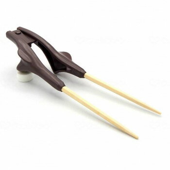 【暮らしラクラク応援セール】ウインド 箸ぞうくんクリア 茶 左手用 S-13 903049【取り寄せ・返品不可商品】