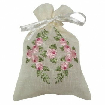 【暮らしラクラク応援セール】アクロスシーズ ローズ刺繍ポーチ QSI-85 IV/4【取り寄せ・返品不可商品】