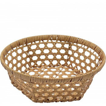 【暮らしラクラク応援セール】バンブス　フェイクPE焼竹キッチンバスケット浅型L　LBR　74058【取り寄..