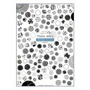 【暮らしラクラク応援セール】Sha-Nail Pro 写ネイル ネイルシール flicka dots monotone/フリッカドット モノトーン SAORI-...