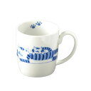 【暮らしラクラク応援セール】有田焼 ねこのマグカップ 眠りねこ(青)【取り寄せ・返品不可商品】