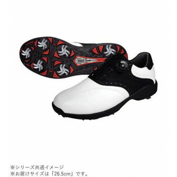 【暮らしラクラク応援セール】シューズ B/C BCSH-6556 SPIKE WH/BK 26.5【取り寄せ・返品不可商品】