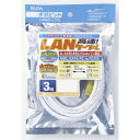 【暮らしラクラク応援セール】ELPA CAT6LANクロス LAN-X1030(W)【取り寄せ・返品不可商品】
