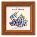 【暮らしラクラク応援セール】ピーターラビット ミニアート「ピーターとぶどう」 PF-00577【取り寄せ・返品不可商品】