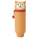 【暮らしラクラク応援セール】LIHITLAB. スタンドペンケース PuniLabo シバイヌ A7712-2 22447306【取り寄せ・返品不可商品】