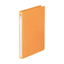 【暮らしラクラク応援セール】LIHIT LAB.(リヒトラブ) リングファイル ディンプル A4 S型(タテ型) 橙 F-867-3【取り寄せ・返品不可商品】