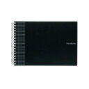 【暮らしラクラク応援セール】LIHIT LAB.(リヒトラブ) hirakuno ツイストノート A5 E型(ヨコ型) ブラック N-1675-24【取り寄せ・...