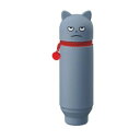 【暮らしラクラク応援セール】スタジオUG×LIHIT LAB.(リヒトラブ) スタンドペンケース わるめのねこ UG7712-104【取り寄せ・返品不可商品】