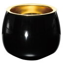 【暮らしラクラク応援セール】古都(こと)仏器 みかわち焼 黒釉金彩 32H300S700072【取り寄せ・返品不可商品】