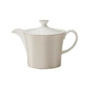 【暮らしラクラク応援セール】NIKKO(ニッコー) ELITE MODERN(エリートモダン) ティーポット(S) シルクプラチナム 11733-6457【取り...