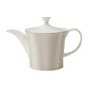 【暮らしラクラク応援セール】NIKKO(ニッコー) ELITE MODERN(エリートモダン) ティーポット(M) シルクプラチナム 11733-6462【取り...