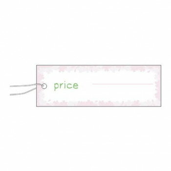 【暮らしラクラク応援セール】タカ印 提札 長型 花枠 18-3710 500枚【取り寄せ・返品不可商品】