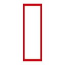 【暮らしラクラク応援セール】タカ印 赤枠ポスター 6号 無地 12-2016 100枚【取り寄せ・返品不可商品】