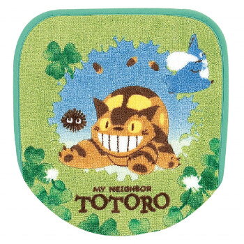 【暮らしラクラク応援セール】センコー となりのトトロ トイレふたカバー 吸着シート付き 普通用・洗浄..