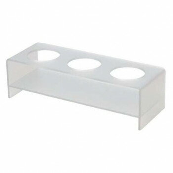 【暮らしラクラク応援セール】アクリル穴あき什器(小)ホワイトスリ　80113460【取り寄せ・返品不可商品】