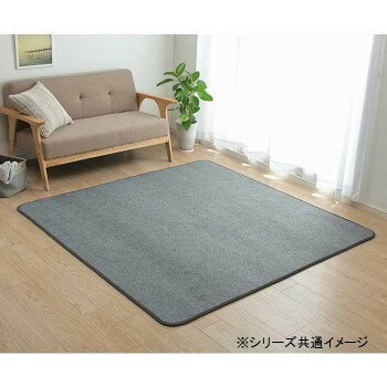 【暮らしラクラク応援セール】ホットカーペット対応 滑り止め付き ラグ 約180×235cm 4961539【取り寄せ・返品不可商品】(3.0)