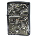 【暮らしラクラク応援セール】ZIPPO ライズメタル 銀龍 亀甲 銀【取り寄せ・返品不可商品】