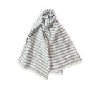 【暮らしラクラク応援セール】成願 冷感ストール ボーダー ストール GY CMBD-400【取り寄せ・返品不可商品】