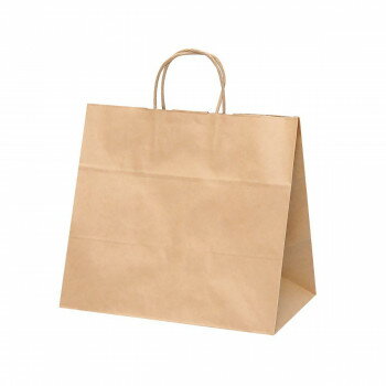 【暮らしラクラク応援セール】自動手提袋　HV75　未晒　無地 50枚 XZK00939【取り寄せ・返品不可商品】