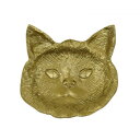 【暮らしラクラク応援セール】シャビーシック キャットフェイストレイD ゴールド KI010504【取り寄せ・返品不可商品】