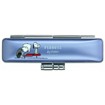 【暮らしラクラク応援セール】SNOOPY　スヌーピー　印鑑ケース　ネオメタリックケース　ブルー　TSK-42034【取り寄せ・返品不可商品】
