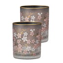【暮らしラクラク応援セール】エル・ドラード ペアグラス SAKURA OLD PAIR SET S-6107【取り寄せ・返品不可商品】