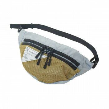 【暮らしラクラク応援セール】KAKSI(カクシ) WS　ボディバッグ　グレー×キャメル SN00137【取り寄せ・返品不可商品】
