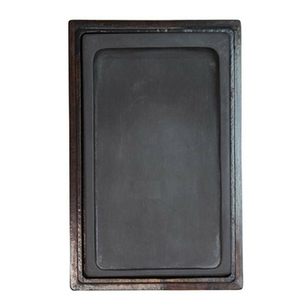 【暮らしラクラク応援セール】麻子坑端渓硯　長方　七吋・HM17【取り寄せ・返品不可商品】