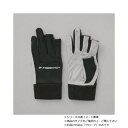 【暮らしラクラク応援セール】ハヤブサ FOURON シープバックグローブ 3本カット ブラック L Y4622-L-90【取り寄せ・返品不可商品】