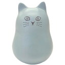 【暮らしラクラク応援セール】ティーライフ にゃふにゃふ レジン ゆらゆらマスコット 置物 グレー 74447【取り寄せ・返品不可商品】